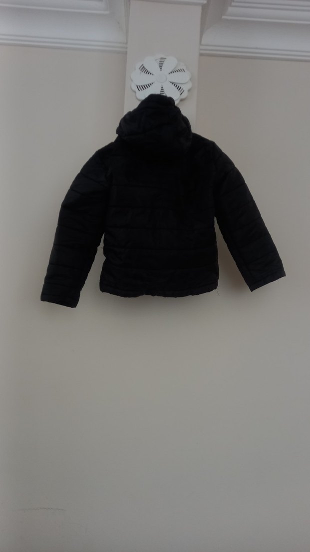 Erkek Çocuk Siyah Fermuarlı Mont - Görsel 2