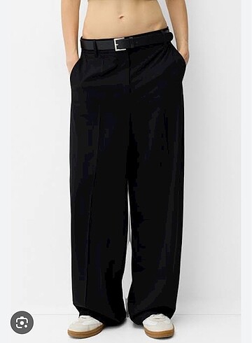 Bershka BERSHKA KEMERLİ PANTOLON