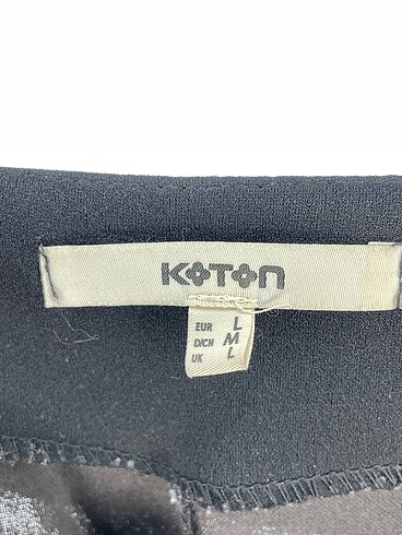 l Beden siyah Renk Koton Kumaş Pantolon %70 İndirimli.