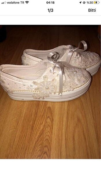 Ayakkabı gelinlik convers