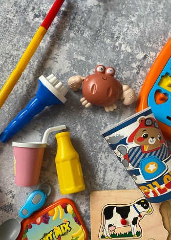 Çok Renkli Çocuk Oyun Seti ve Eğitici Oyuncaklar - Görsel 4