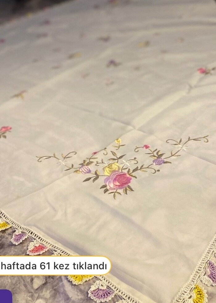 El işi bohça/masa örtüsü - Görsel 3