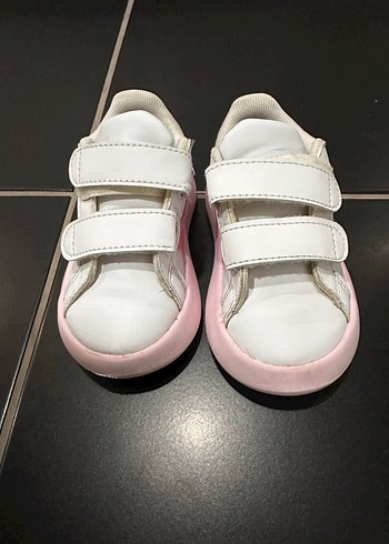 Kız Çocuk Pembe Adidas Spor Ayakkabı - Görsel 2
