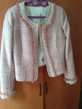 KOTON PEMBE SIK RENKLI S/M CEKET