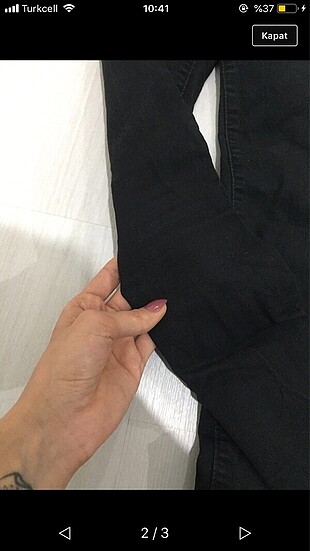 Zara Yüksek bel siyah pantolon