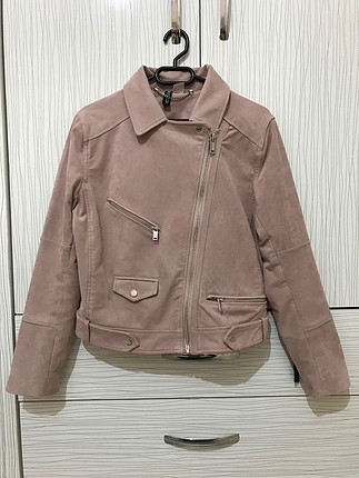 H&M Hm süet biker mont