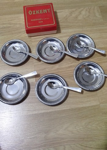 Özkent cay tabağı ve kaşığı - Görsel 3