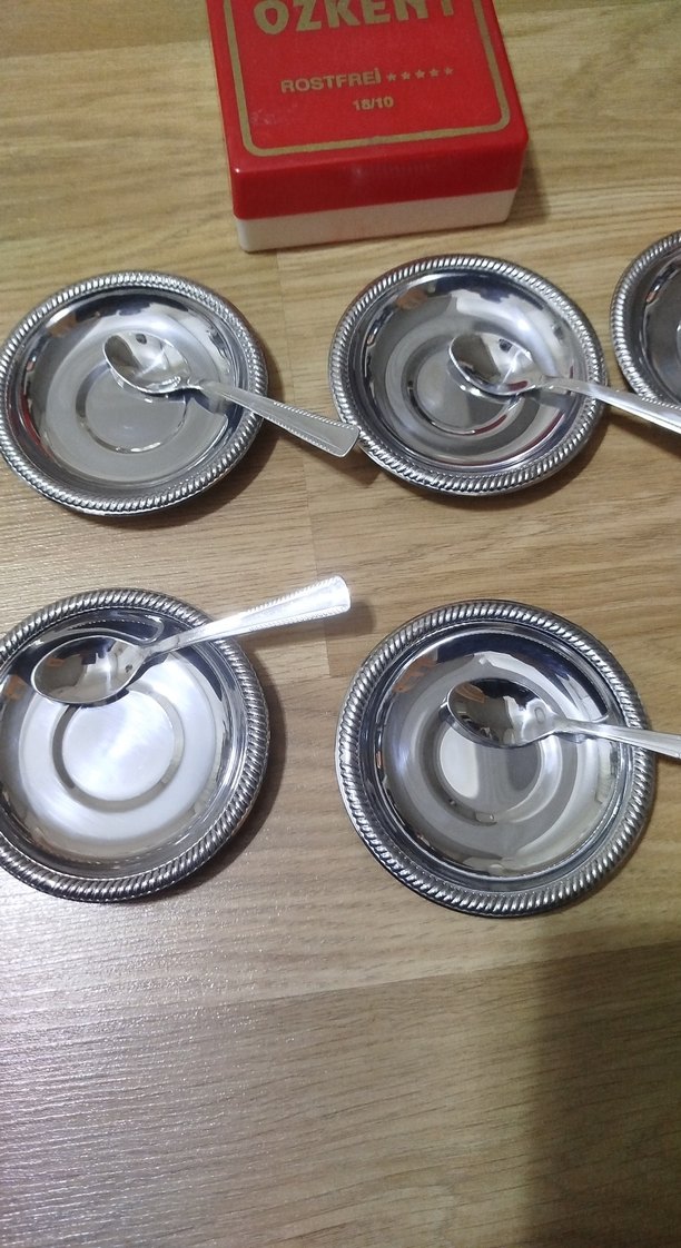 Özkent cay tabağı ve kaşığı - Görsel 2