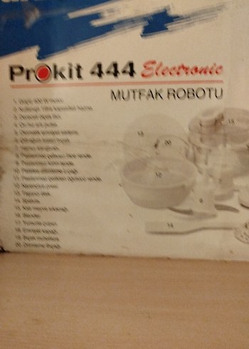 Beyaz Mutfak Robotu Kit 444 - Görsel 2