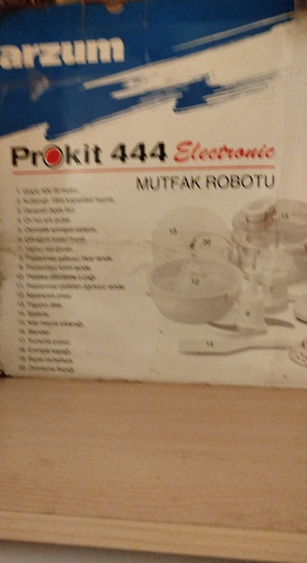 Beyaz Mutfak Robotu Kit 444 - Görsel 2
