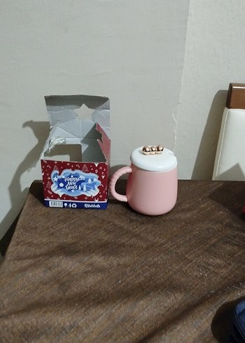 Kupa  kapaklı porselen - Görsel 5