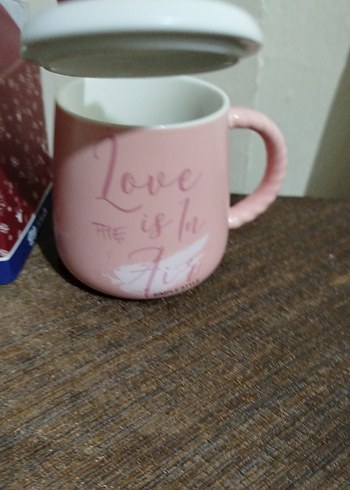 Kupa  kapaklı porselen - Görsel 3