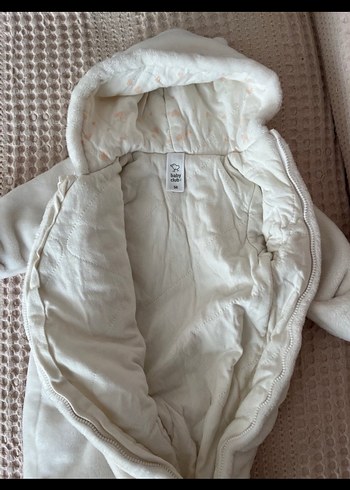 Beyaz Kürklü Bebek Kız Tulumu - Görsel 2