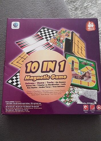 10 in 1 magnetic game