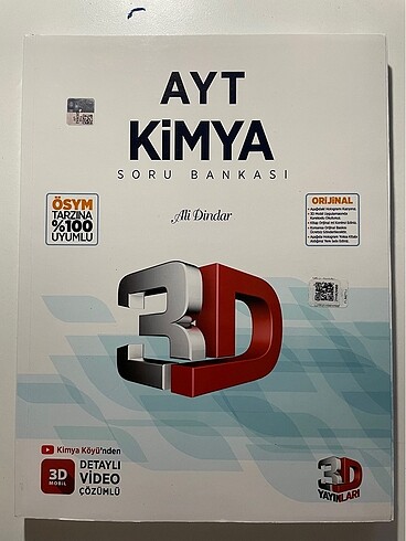 3D ayt kimya soru bankası