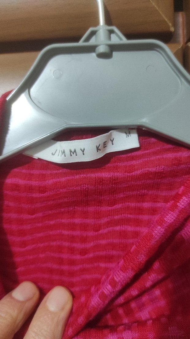 Pembe Yüksek Yakalı Kadın bluz - Görsel 4