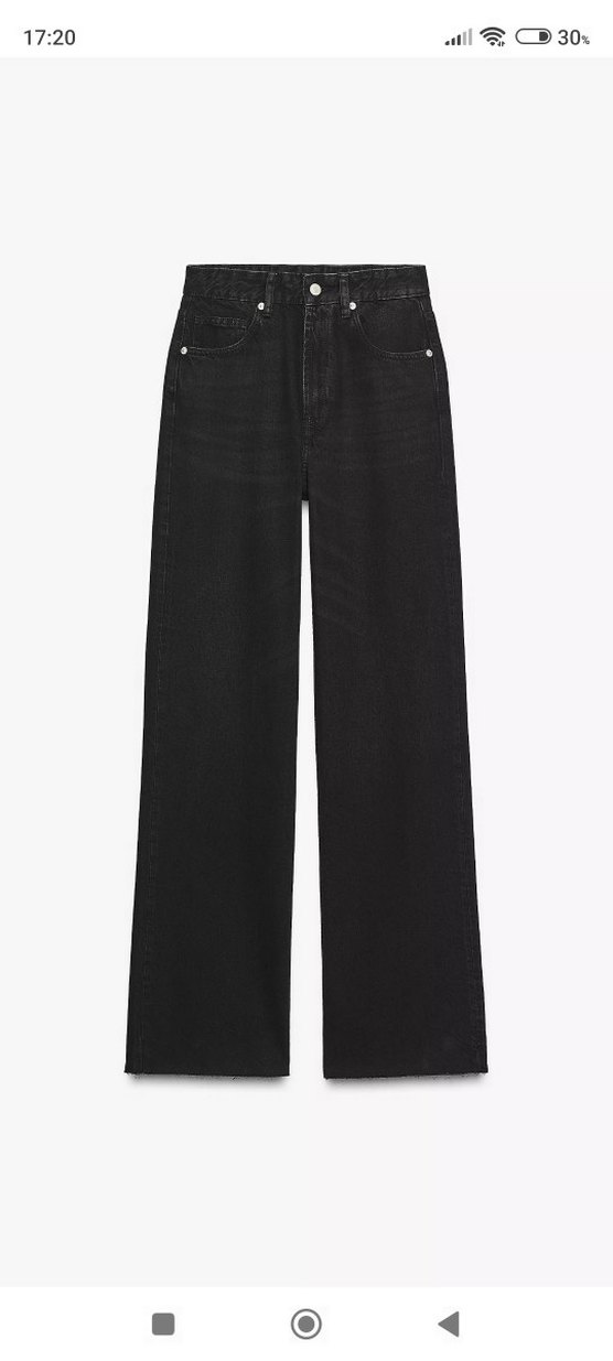 Zara Gri Kadın Denim Pantolon - Görsel 5