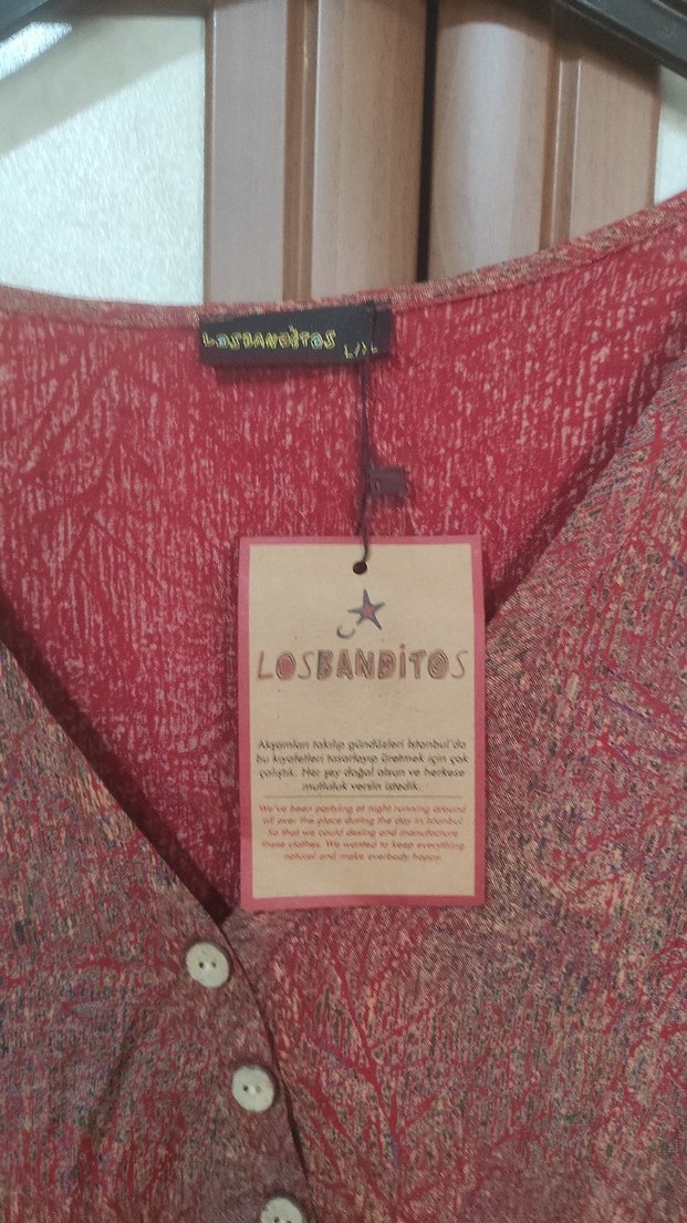 Los Banditos Bohem Uzun Keten Elbise - Görsel 3