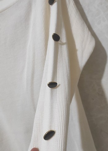 Krem Oversize Kazak - Görsel 7