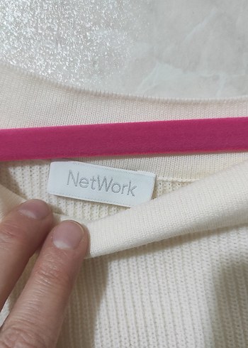 Krem Oversize Kazak - Görsel 8