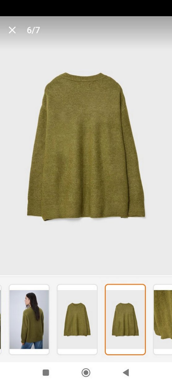 Stradivarius Kadın Haki Kazak - Görsel 4