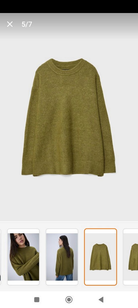 Stradivarius Kadın Haki Kazak - Görsel 3