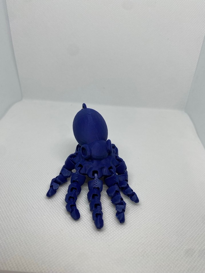 Mavi Ahtapot Anahtarlık - Görsel 2