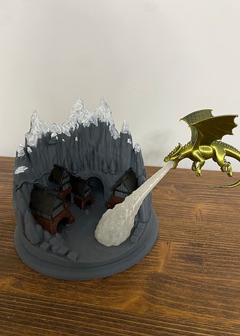 Ejderha Figürlü Gece Lambası - Görsel 2