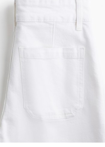 Beyaz Kadın Boyfriend Pantolon - Görsel 3