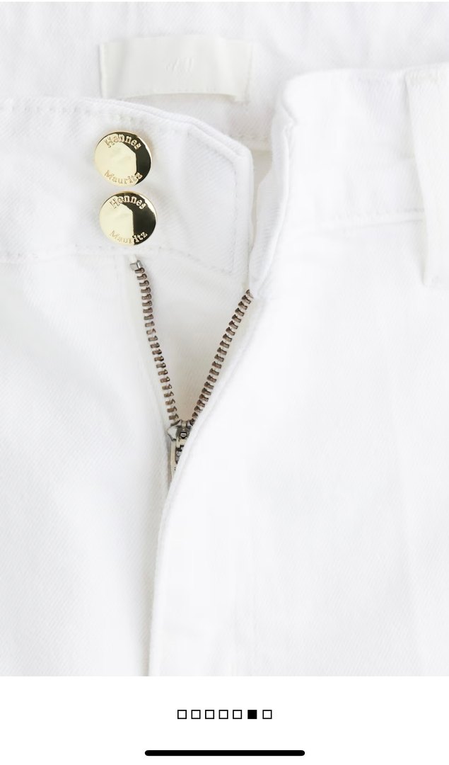 Beyaz Kadın Boyfriend Pantolon - Görsel 2