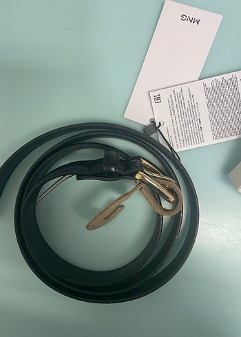 Kadın Siyah Deri Kemer - Görsel 4