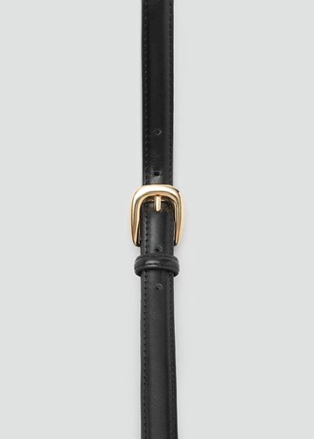 Kadın Siyah Deri Kemer - Görsel 3