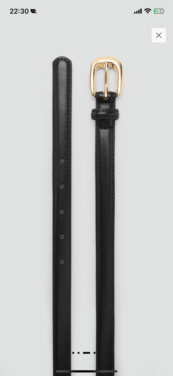 Kadın Siyah Deri Kemer - Görsel 2