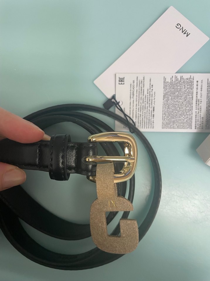 Kadın Siyah Deri Kemer - Görsel 5