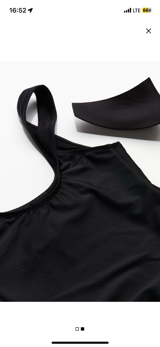 Kadın Siyah Minimalist Mayo - Görsel 2