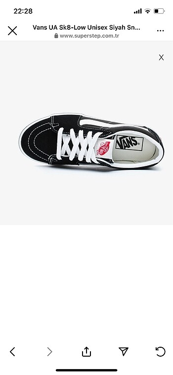 39 Beden siyah Renk Vans sneaker
