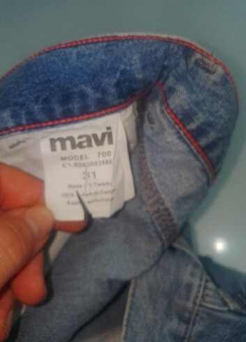 31 Beden mavi Renk Bayan kot şort