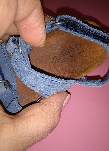 18 Beden lacivert Renk Zara baby sandalet
