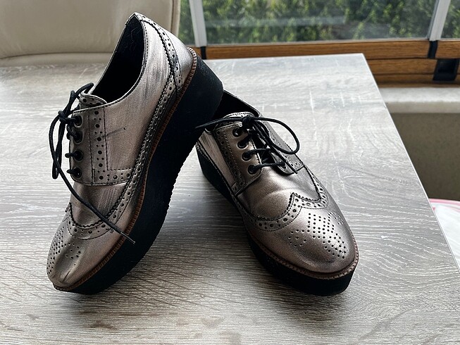 Bakır bayan loafer
