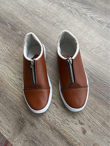 Kahverengi bayan loafer