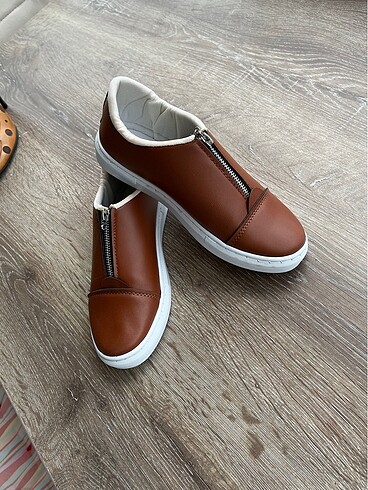 Diğer Kahverengi bayan loafer