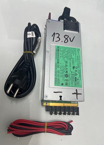 13.8V Güç Kaynağı Ünitesi ve Kabloları