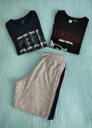 3 parça pijama 