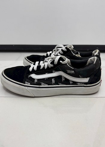 Vans Siyah Beyaz Desenli Sneaker