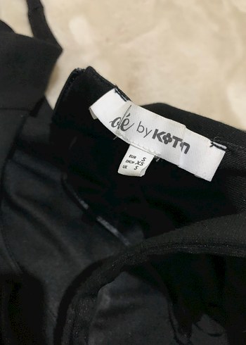 Siyah V Yakalı Mini Elbise - Görsel 5