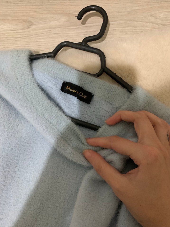 Mavi Kadın Salaş kazak - Görsel 4