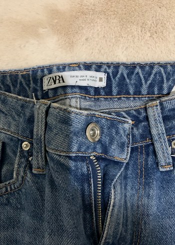 Kadın Mavi Denim Kot Pantolon - Görsel 5