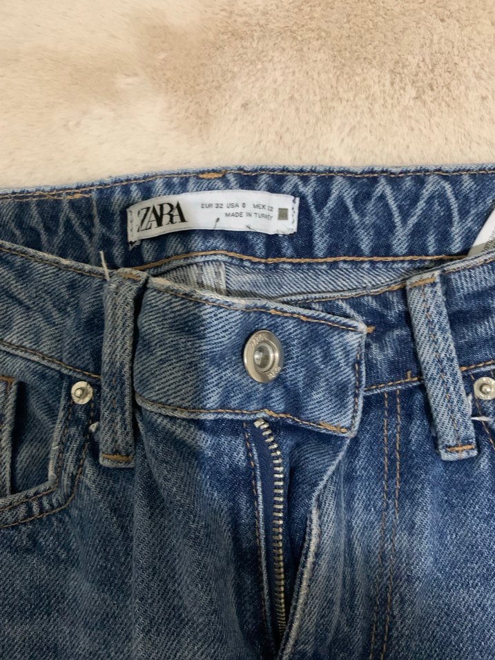 Kadın Mavi Denim Kot Pantolon - Görsel 5