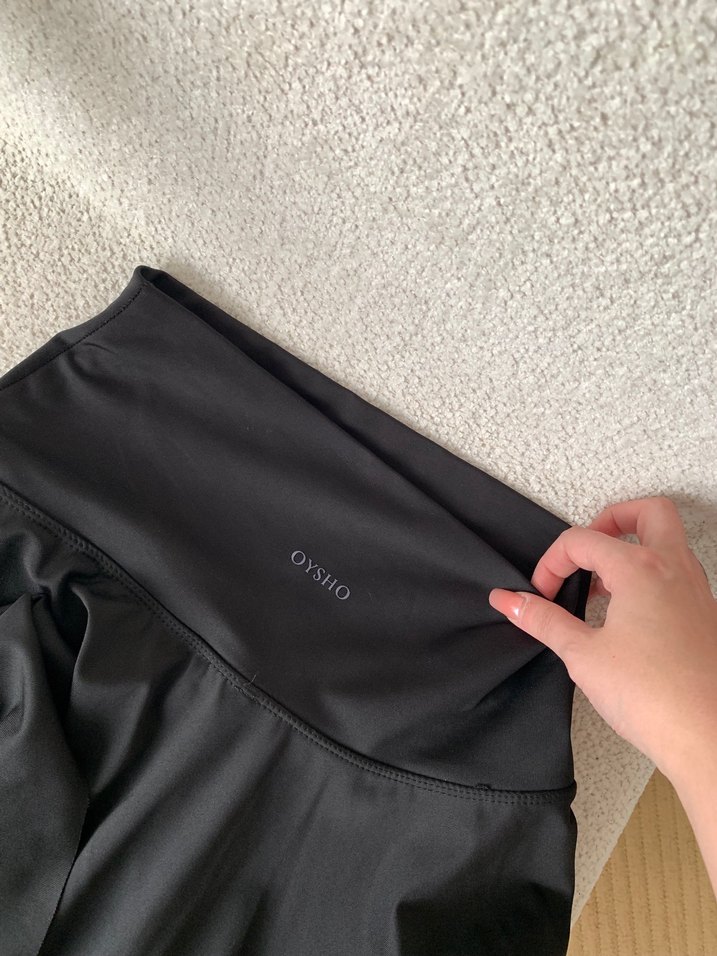 Siyah Pilili Midi Spor şortlu Etek - Görsel 4