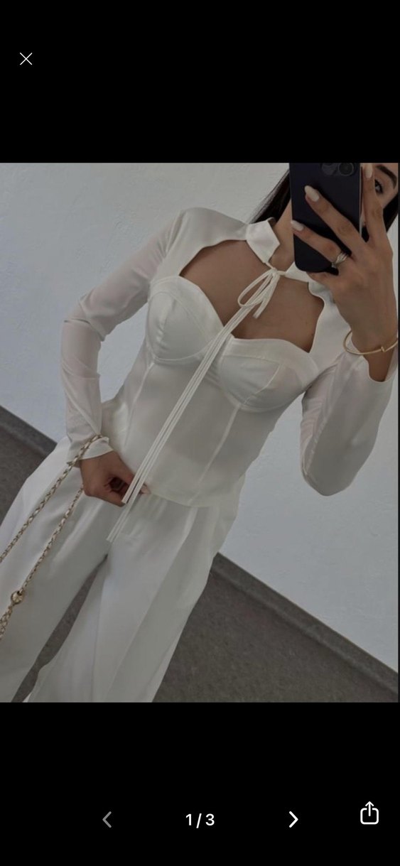 Dekolte bluz yeni etiketli - Görsel 2